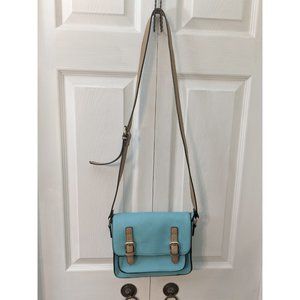 Teal & brown/grey Simply Noel purse.